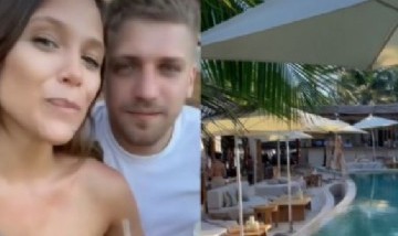 Las fotos de la luna de miel de ensueños de Barbie Vélez y Lucas Rodríguez
