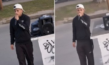 Fue a cantarle a su ex para pedirle perdón, pero ella lo filmó y amenazó con llamar a la Policía