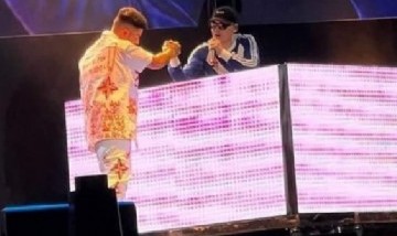Video: Bizarrap apareció de sorpresa en la primera fecha del Duki en Vélez