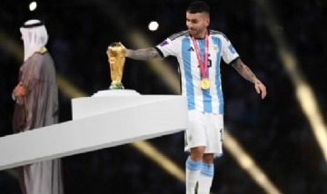 ¡Qué lindo! Ángel Correa llamará Lía a su próxima hija en honor a Lionel Messi