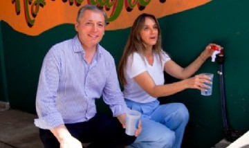 Gray y Galmarini inauguraron la ampliación de la red de agua potable en Esteban Echeverría