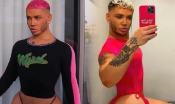 Quién es "Cory Call", el famoso influencer que se operó la cola para parecerse a Kim Kardashian