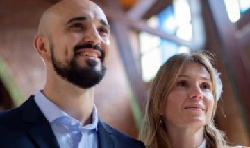 Abel Pintos y  Mora Calabrese celebraron una boda soñada y anunciaron: "Queremos una familia numerosa"