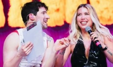 Wanda Nara sorprendió en el show de Martín Cirio y desató la euforia en el Movistar Arena