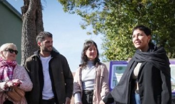 Mayra Mendoza y Ceci Soler supervisaron la construcción del nuevo Centro de Gestión Ciudadana
