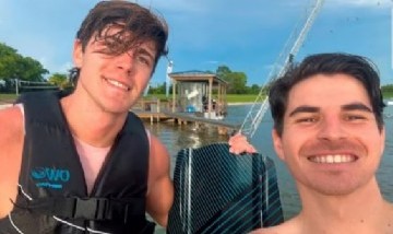 Marcos Ginocchio viajó a Orlando y se reencontró con su hermano mayor