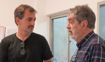 Sebastián Galmarini acompañó al centro de día Sentires en San Isidro y entregó utensilios de cocina para talleres de personas con discapacidad