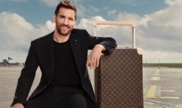 Lionel Messi posó como modelo estrella de Louis Vuitton y Antonella estalló de amor