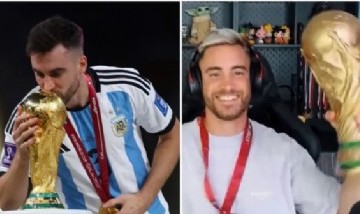 Nicolás Tagliafico hizo stream y recordó la épica final ante Francia