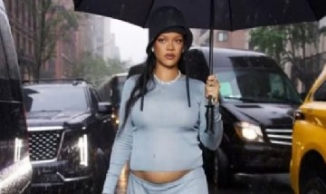 Rihanna apareció embarazada en la Met Gala y sorprendió a todos: espera a su tercer hijo