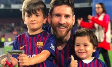 El gol de Thiago Messi en las inferiores del Barcelona que se volvió viral