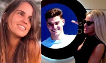 Emilia, Julián Alvárez y Luciana Salazar.