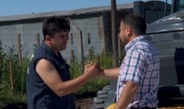 Colón sumó una retropala y un tractor 0 km adquiridos mediante Provincia Leasing