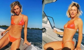 Stefi Roitman posó con un diminuto bikini naranja y enamoró a todos sus seguidores