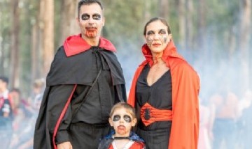 El municipio de San Nicolás festejó Halloween en el Monte de Eucaliptus