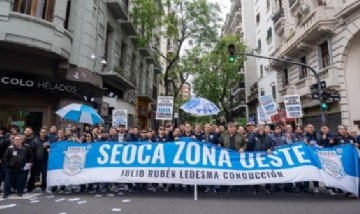El SEOCA marchó al Congreso y Ledesma apuntó contra Milei: "No vendan a la patria"