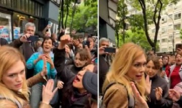 Lilia Lemoine fue increpada a la salida del Congreso y denunció que manifestantes le tiraron piedras, huevos y escupitajos