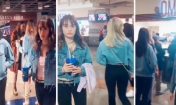 Descubrió que otras chicas tenían su mismo look y tuvo una particular reacción