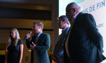 En el Encuentro de Jóvenes Empresarios, Otermín apostó a "crecer con articulación social"