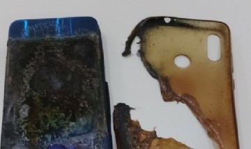 Le explotó el celular mientras dormía: "Me despertó el olor a humo"
