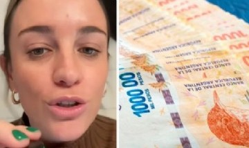 Una tiktoker dijo que gana 5 millones, paga 1,9 millones de alquiler y afirmó que igual no llega a fin de mes