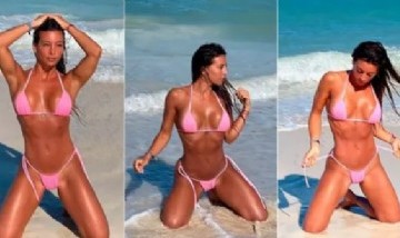 Sol Pérez ya tiene un máster en cómo llamar la atención con su belleza en microbikini