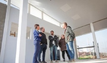 Mayra Mendoza supervisó la obra del nuevo CEF número 190: "Lo construimos con fondos propios y decisión política"