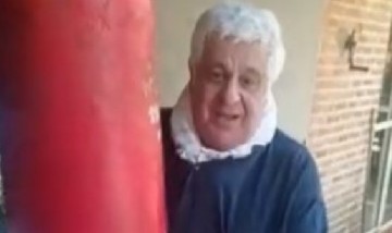 "Vengan de a uno": Alberto Samid se mostró entrenando boxeo y El Dipy reaccionó