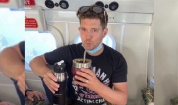 El curioso piropo de Michael Bublé para Luisana Lopilato apelando al mate argentino