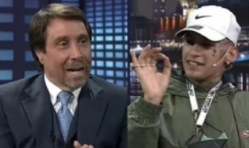 Mirá el video: Eduardo Feinmann estalló de risa con el nombre que eligió L-Gante para su hija