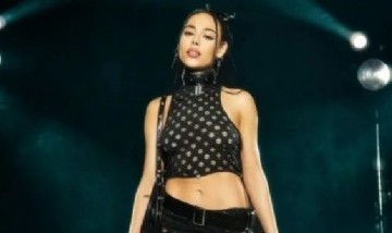 Danna Paola ya está en la Argentina para su primer show en el Gran Rex