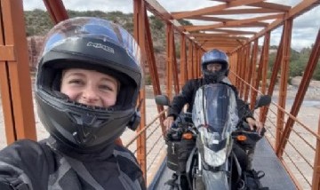 Dos tucumanos dejaron todo para recorrer el país en moto y vivir un viaje sin fecha de regreso