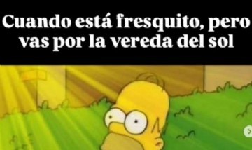 Fresquito con sol