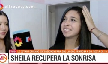 La joven que dejaron pelada antes de sus 15, recibió ayuda de una estilista para disimular el daño