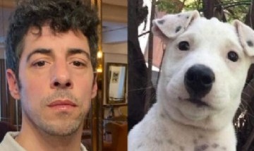 Esteban Lamothe y el simpático comentario con un perro igual a él: "Es algo mío sí o sí"