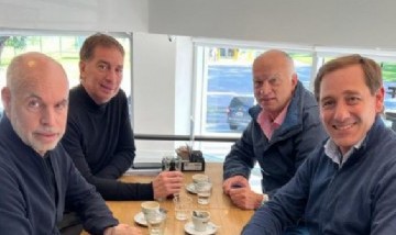 Garro y Grindetti se reunieron con Larreta y Santilli en la previa del foro de intendentes del Pro