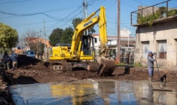 Avanzan las obras de pavimiento en los barrios de Quilmes: 19 cuadras en La Paz y 11 en Unión Vecinal