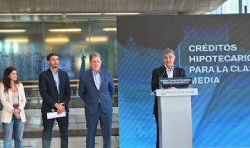 Jorge Macri anunció créditos hipotecarios con tasa subsidiada para la clase media porteña