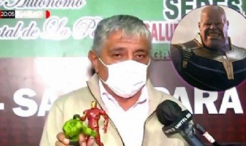 Ministro Boliviano usó muñecos de "The Avengers" para explicar el coronavirus