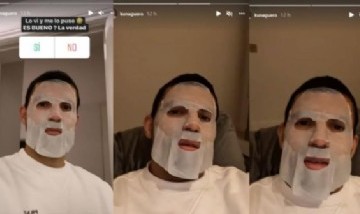 El Kun Agüero en modo spa: "Lo vi bueno y me lo puse ¿es bueno?"