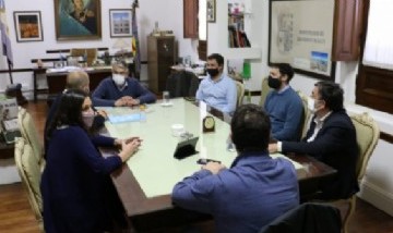 Carlos Puglielli recibió al secretario de Municipios de la Nación y pusieron en marcha Municipios de Pie