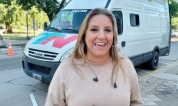 Echaron en medio de un móvil a Paula Bernini mientras cubría la marcha por la condena a Cristina Kirchner