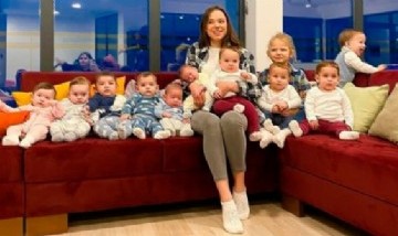 Tiene 22 hijos a sus 26 años y busca que sean la familia más numerosa del mundo: "Quiero 83 más"