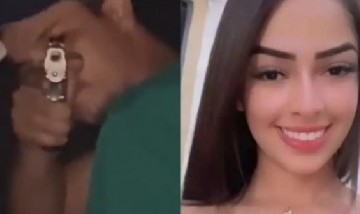 Así una joven brasileña de 23 años mostró cómo su novio le pegó un tiro y la mató