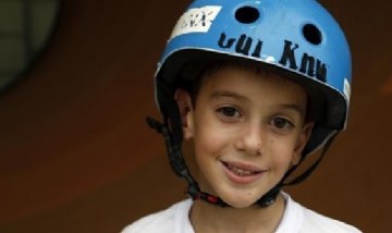 Un niño de 11 logró un truco inédito en el mundo con su patineta