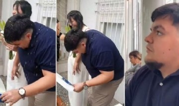 La lluvia de arroz terminó con el novio en la guardia: el video arrasa en TikTok