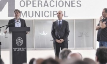 Kicillof y Alak inauguraron el nuevo Centro de Operaciones y Monitoreo de La Plata