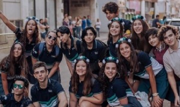 La promo 20 del Colegio Hispano Argentino. Desde Río Cuarto, Córdoba.