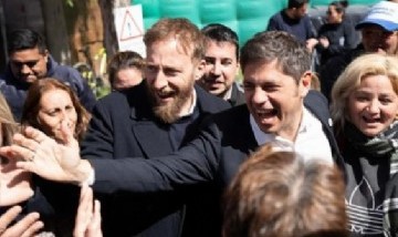 Otermín y Kicillof recorrieron la nueva escuela especial de Lomas y apuntaron contra el Gobierno nacional