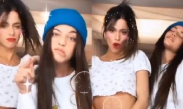 Emilia Mernes compartió una llamativa pista de su próximo featuring... ¿con Tini?